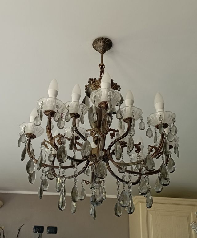 Lampadario cristallo