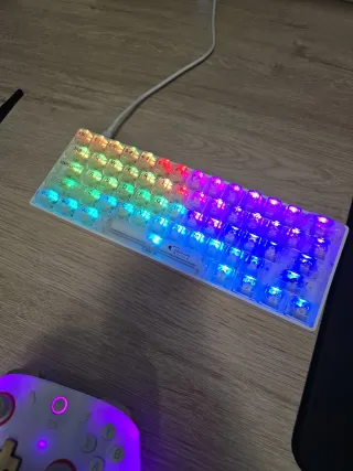 Key caps teclado mecánico difuminado