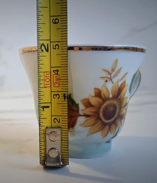 Juego de 4 tazas de café + azucarero