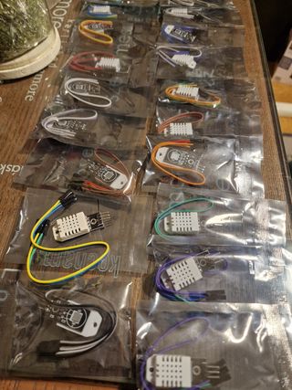 20x Sensor temperatura humidade DTH22 c cabo