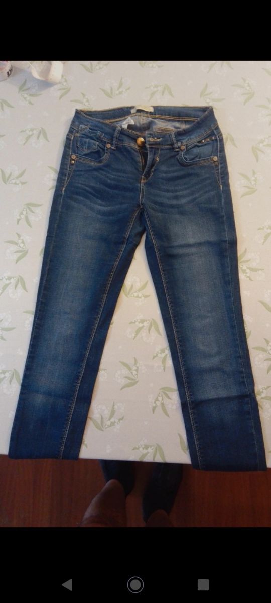 SUITE WHITE Pantaloni in jeans, 34, VINTAGE