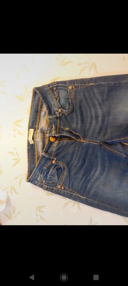 SUITE WHITE Pantaloni in jeans, 34, VINTAGE