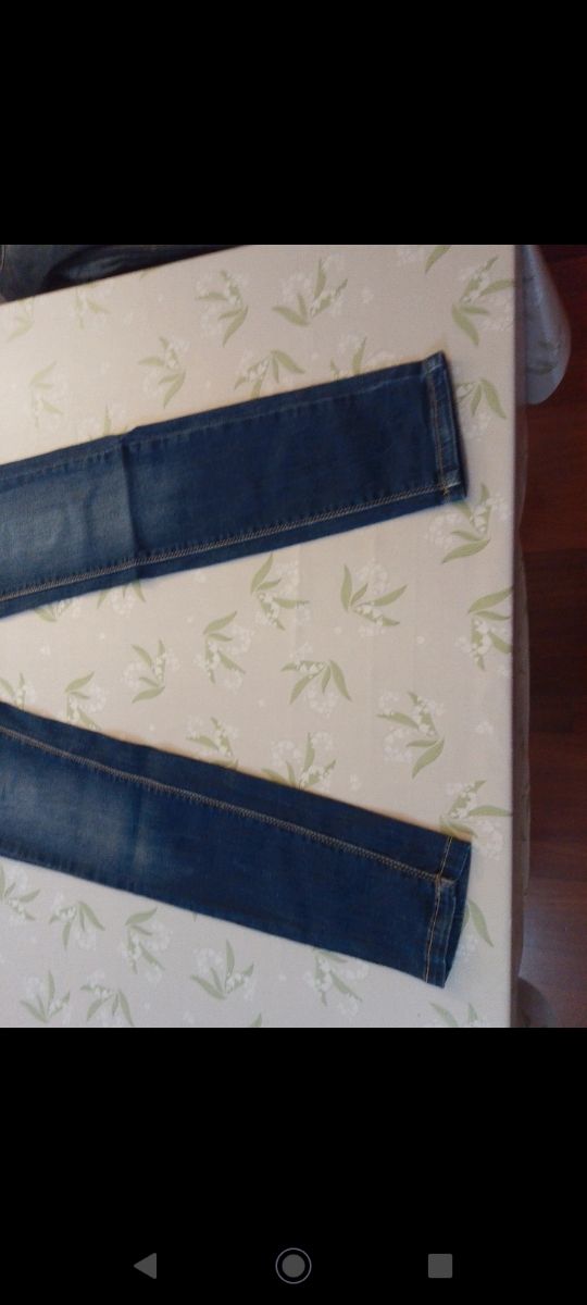 SUITE WHITE Pantaloni in jeans, 34, VINTAGE