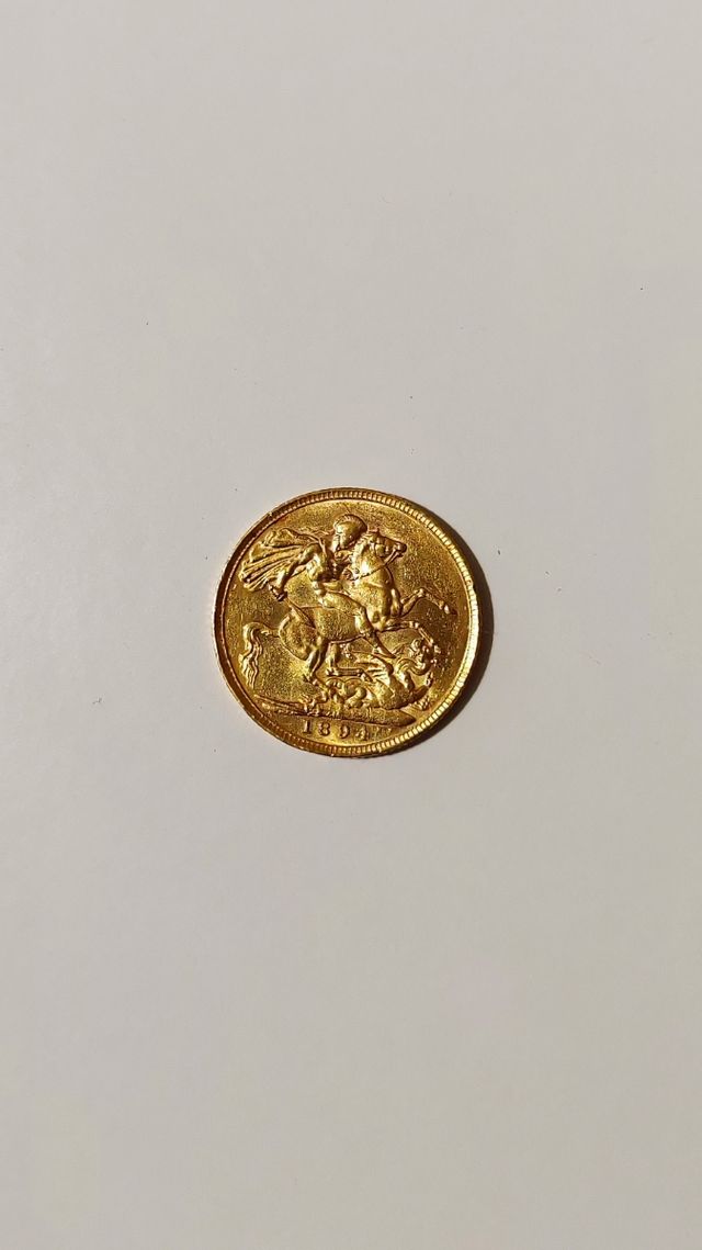 Moneta d’oro Regina Vittoria 1894