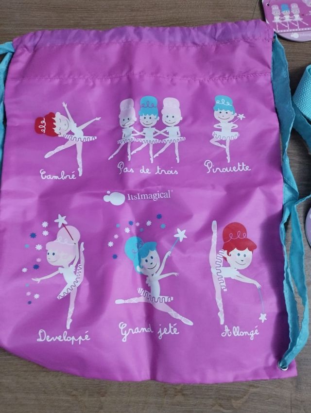 Bandolera y saco XXL niña Imaginarium