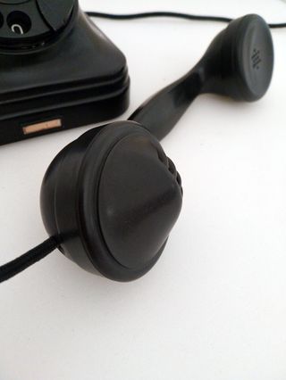 Telefono in bachelite vintage anni '50