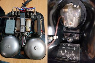 Telefono in bachelite vintage anni '50