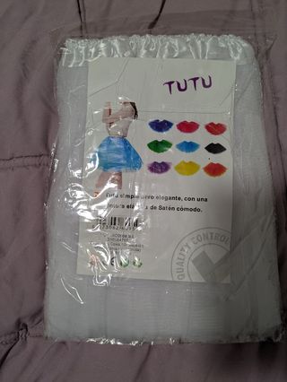 Tutú niña blanco