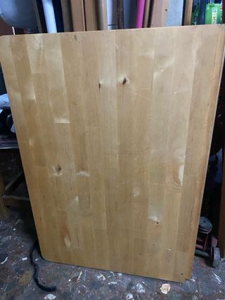 Mesa plegable de madera