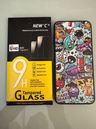 Funda y 2 protectores de pant. Samsum Galaxy M13