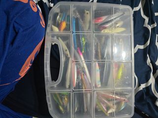 Pesca señuelo carretes 
