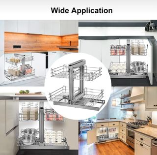 Mobili angolari VEVOR con ripiani scorrevoli