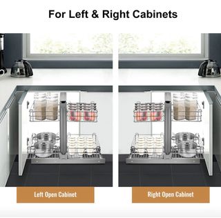 Mobili angolari VEVOR con ripiani scorrevoli