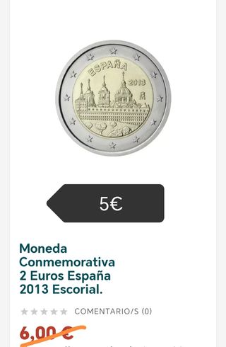 Monedas 2 Euros España
