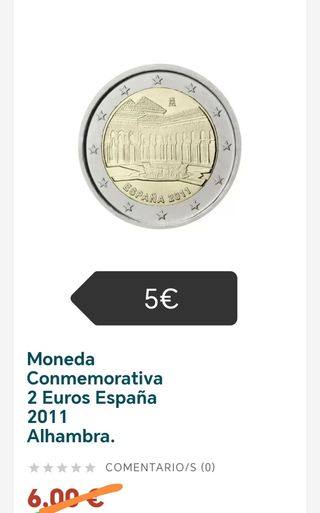 Monedas 2 Euros España