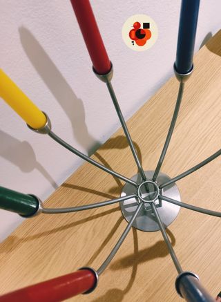 Candelabro portavelas Ikea vintage