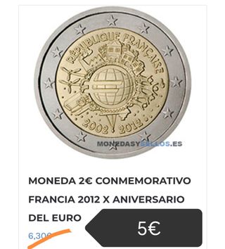 Monedas 2 Euros Francia