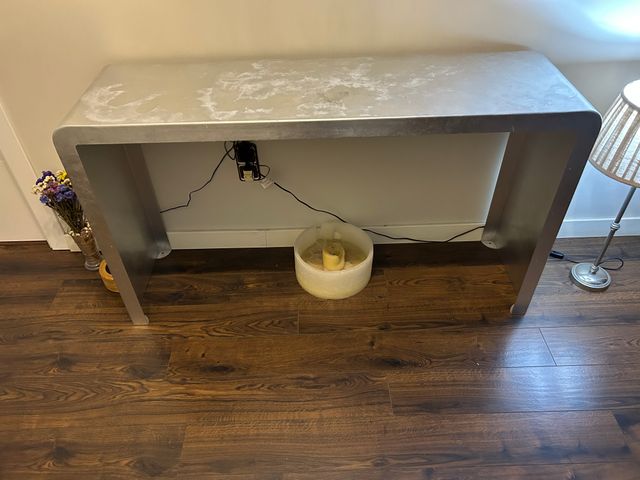 Mesa consola moderna gris