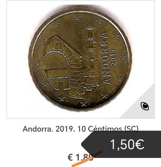 Monedas Andorra
