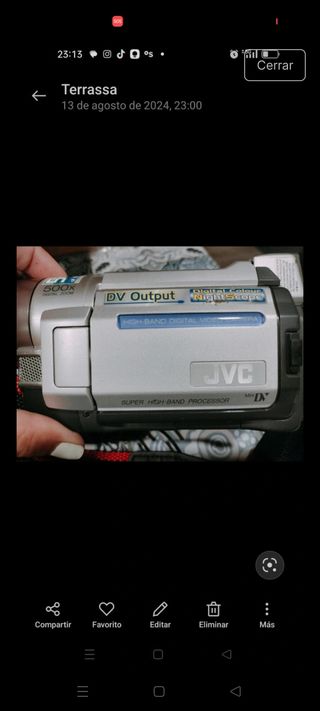 Cámara de video JVC