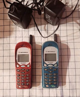 Teléfonos móviles, vintage.