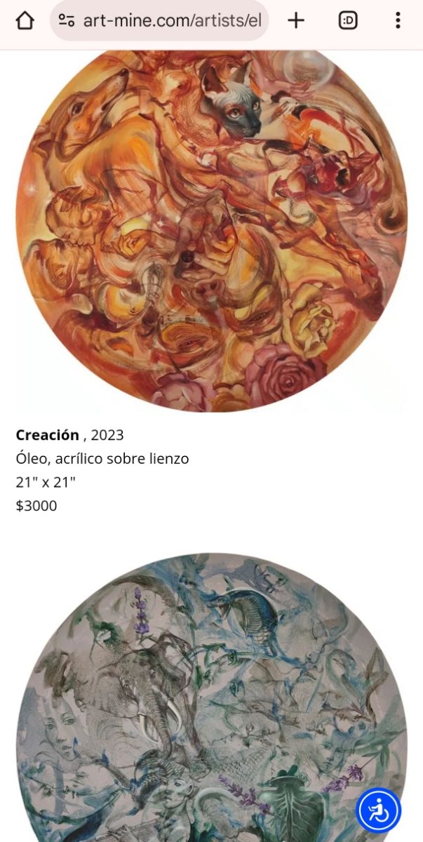 Virgen María al óleo Elena Salova