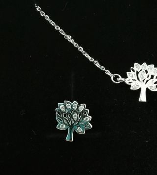 Pendientes y pulsera de Lotus Silver