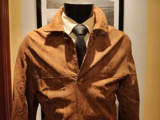 Chaqueta PIEL NOBUCK tostada