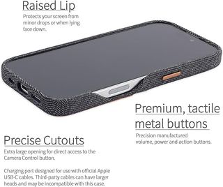 Dockem Funda Tela Tipo Tarjetero iPhone 16