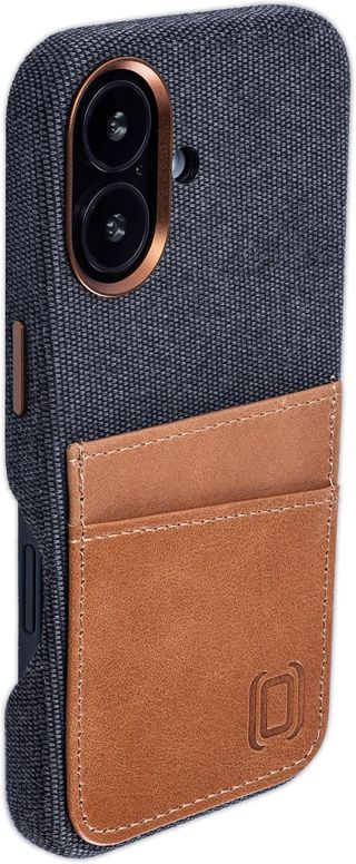 Dockem Funda Tela Tipo Tarjetero iPhone 16