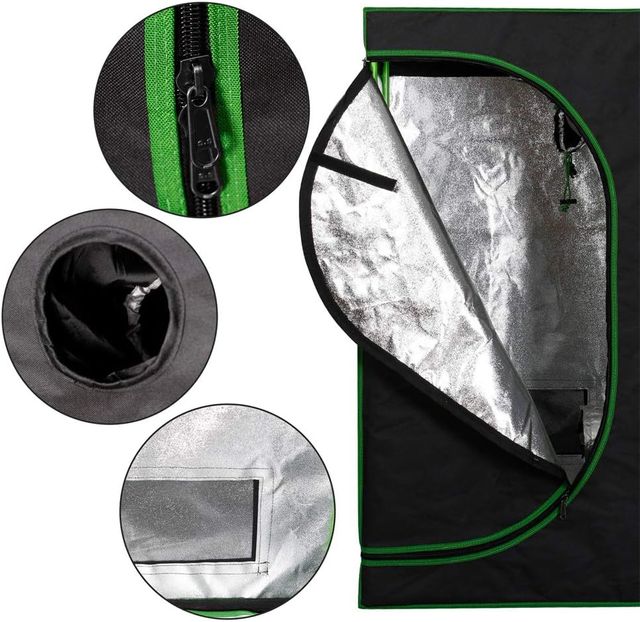 Armario de cultivo indoor grande (180x120x60)