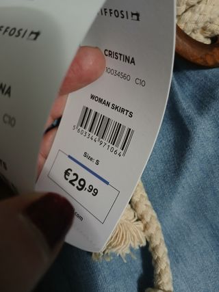 Falda vaquera Tiffosi