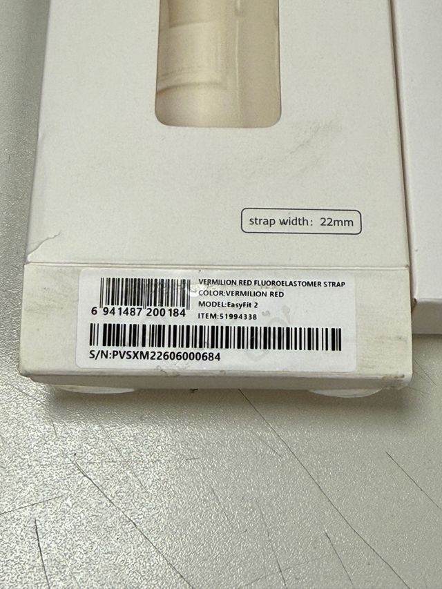 Correa Huawei Gt4 roja Original 22mm easyfit2