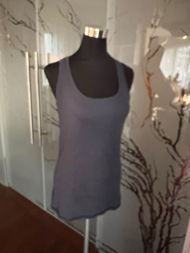 Canottiera lunga blu Under Colors Benetton