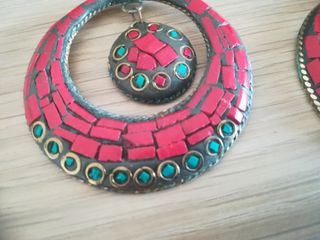 Maxi pendientes con piedras