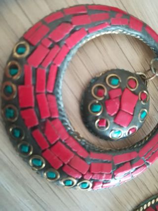 Maxi pendientes con piedras