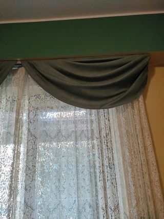 Parure copriletto - mantovana