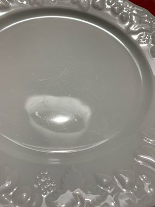 6 platos llanos porcelana de Limoges