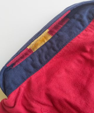 Polo de manga corta Gendive Roja España Vintage 