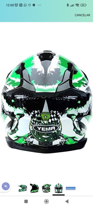 Casco moto niño talla L