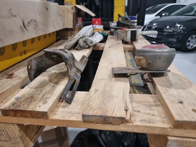 Soporte Matrícula vehículo histórico 