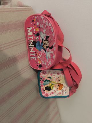 Bolso niña Minnie y Frozen