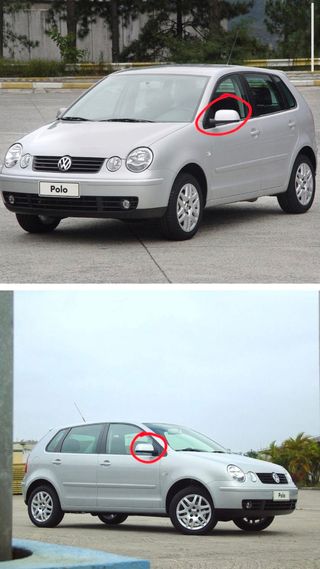 Retrovisores eléctricos VW Polo 04,05