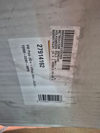 Retrovisores eléctricos VW Polo 04,05