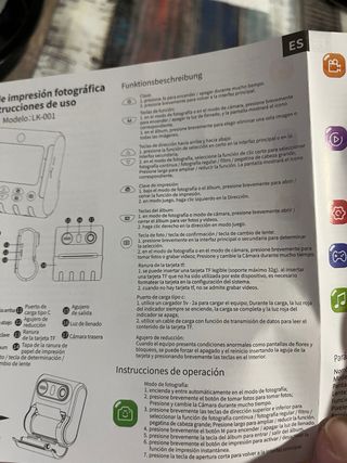 Mini impresora portatil / a estrenar