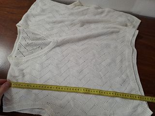 Blusa vintage cotone lavorato a mano traforata