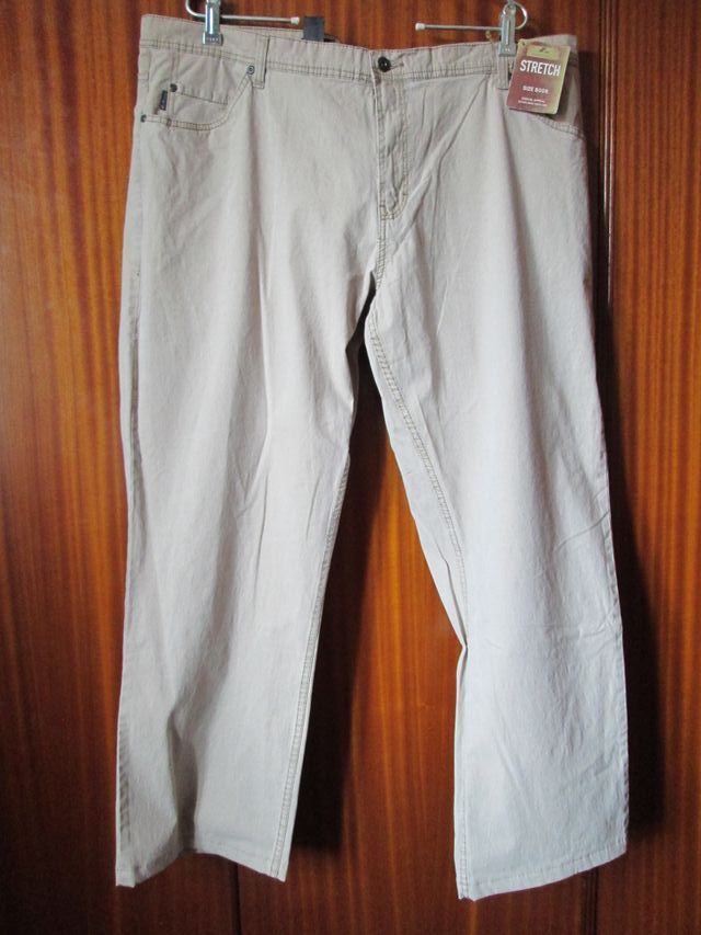 Pantalón hombre beig-camel