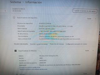 Desktop mini HP 260 G3 DM/i3 2.7Ghz/8GB/SSD 250GB