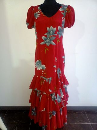 Traje flamenca estampado