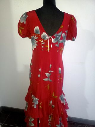 Traje flamenca estampado